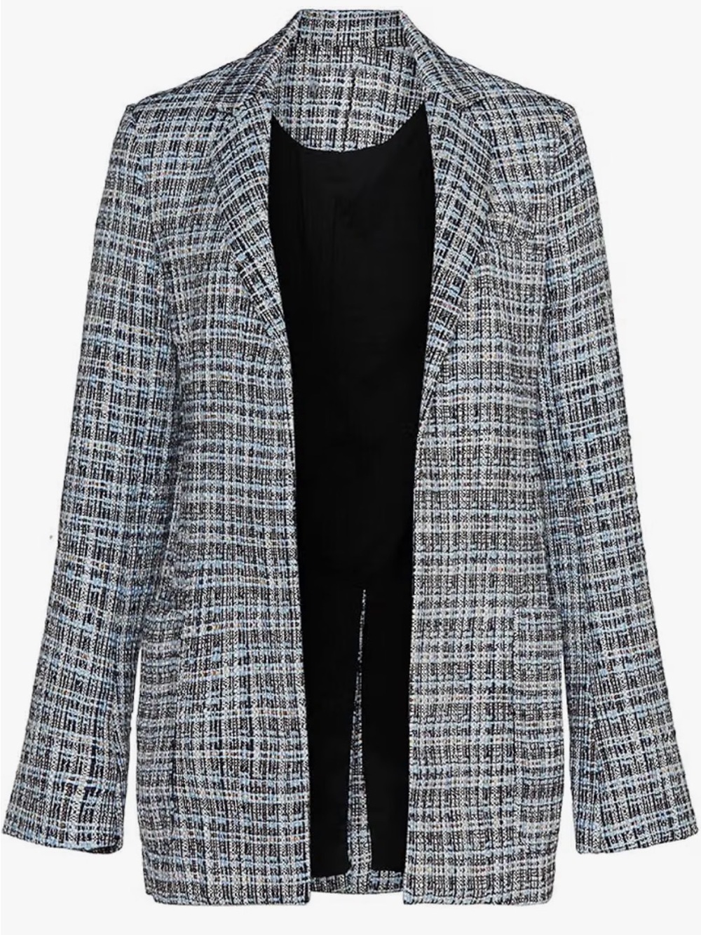 Tweed oversized blazer